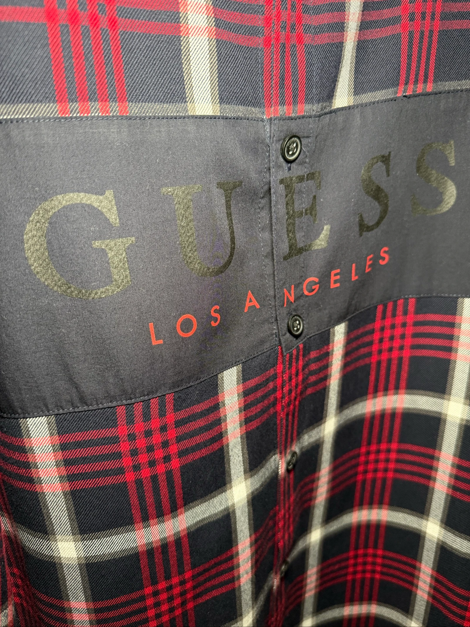 GUESS Plaid Shirt – Size M – photo 3